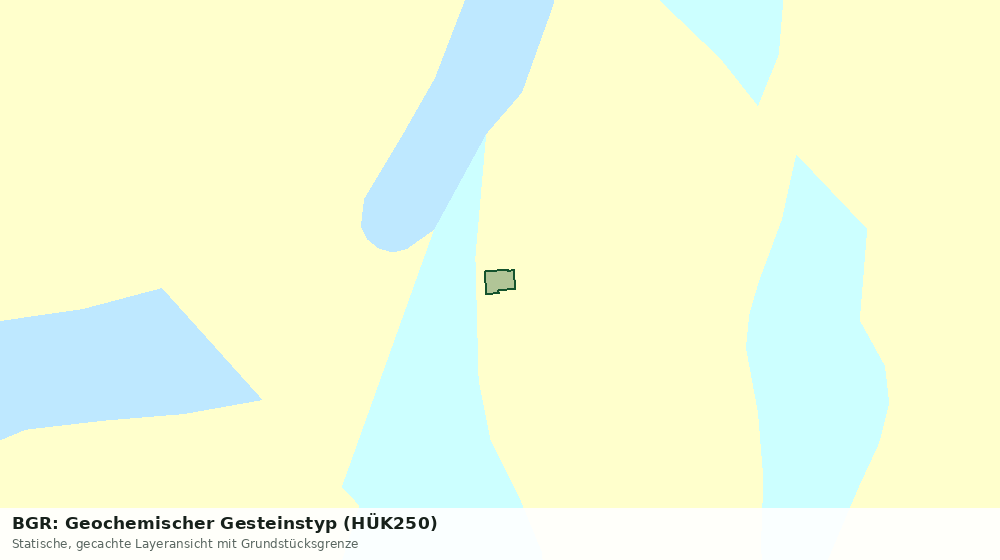 Statische Kartenansicht: BGR: Geochemischer Gesteinstyp (HÜK250)