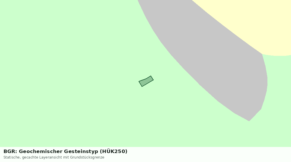 Statische Kartenansicht: BGR: Geochemischer Gesteinstyp (HÜK250)