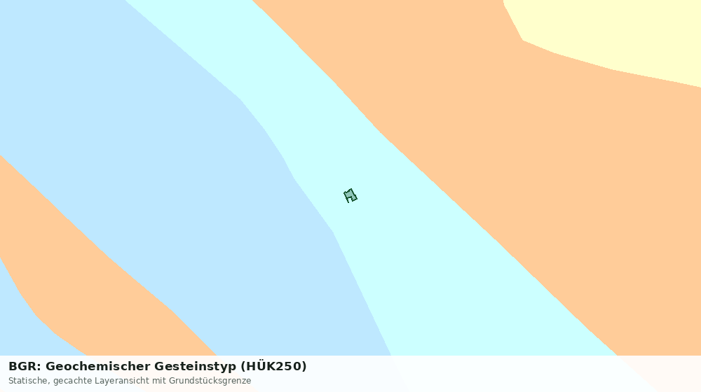 Statische Kartenansicht: BGR: Geochemischer Gesteinstyp (HÜK250)
