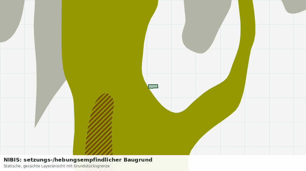 Statische Kartenansicht: NIBIS: setzungs-/hebungsempfindlicher Baugrund