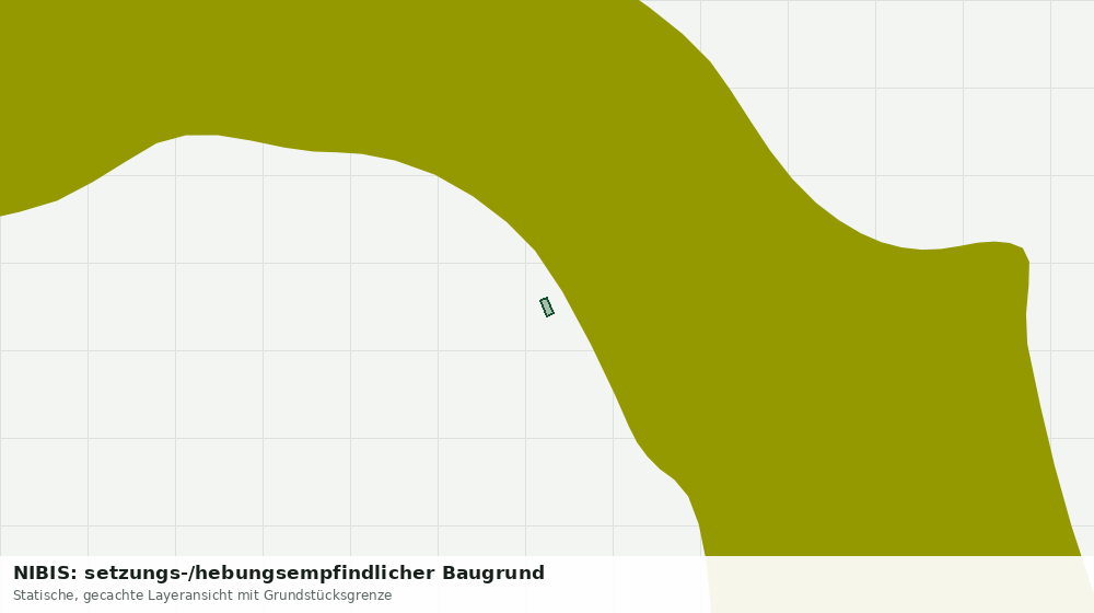 Statische Kartenansicht: NIBIS: setzungs-/hebungsempfindlicher Baugrund