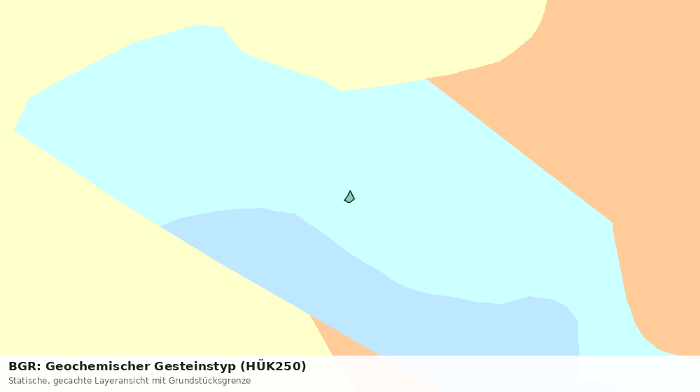 Statische Kartenansicht: BGR: Geochemischer Gesteinstyp (HÜK250)