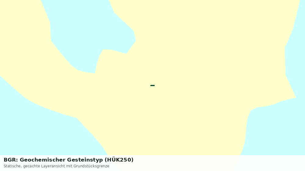 Statische Kartenansicht: BGR: Geochemischer Gesteinstyp (HÜK250)