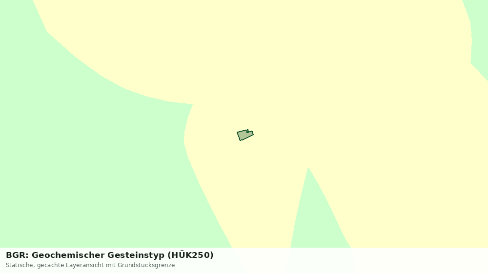 Statische Kartenansicht: BGR: Geochemischer Gesteinstyp (HÜK250)