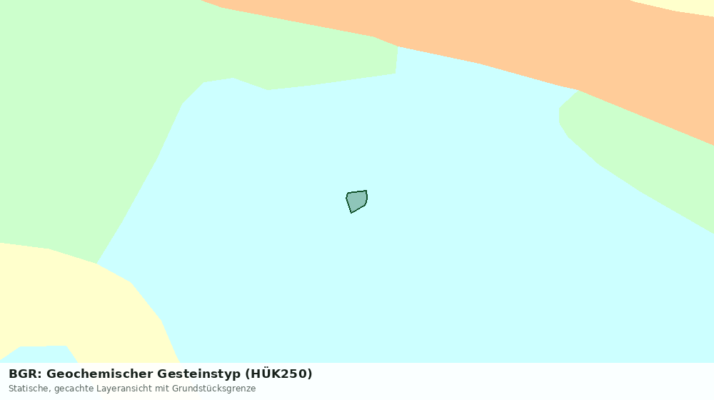 Statische Kartenansicht: BGR: Geochemischer Gesteinstyp (HÜK250)