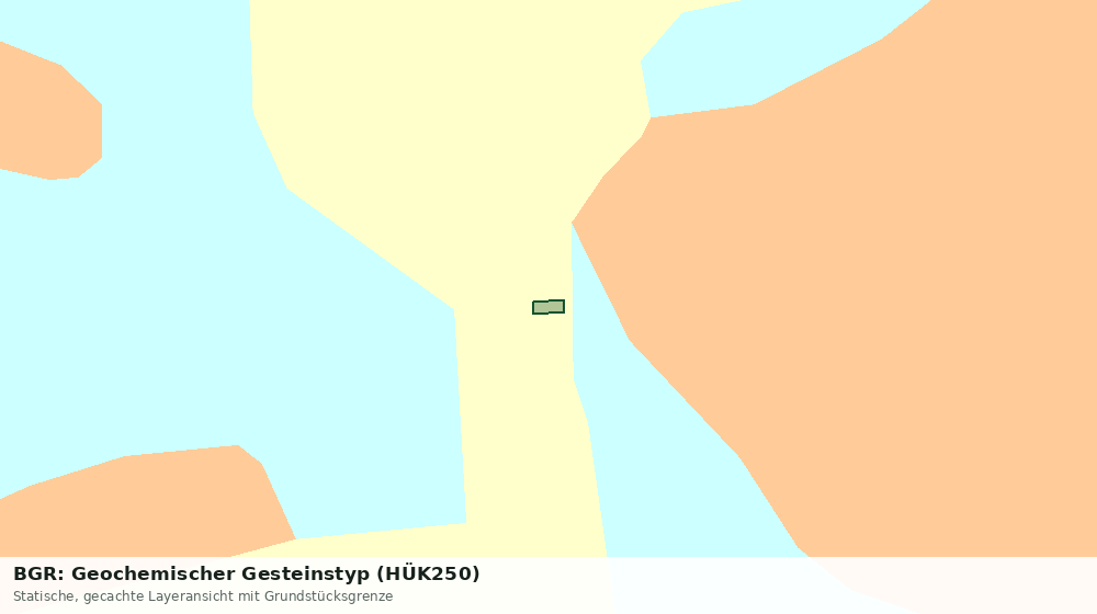 Statische Kartenansicht: BGR: Geochemischer Gesteinstyp (HÜK250)