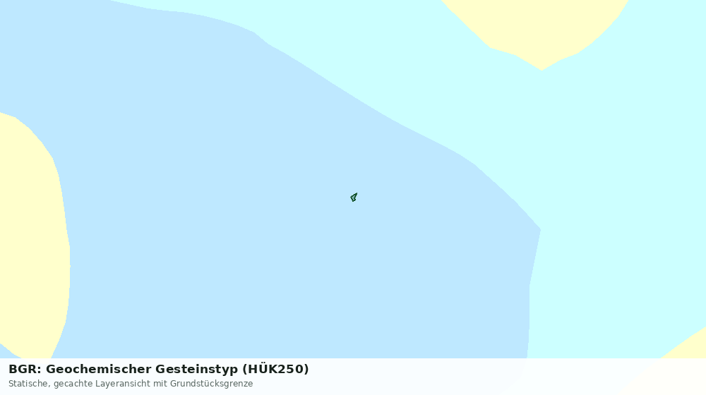 Statische Kartenansicht: BGR: Geochemischer Gesteinstyp (HÜK250)