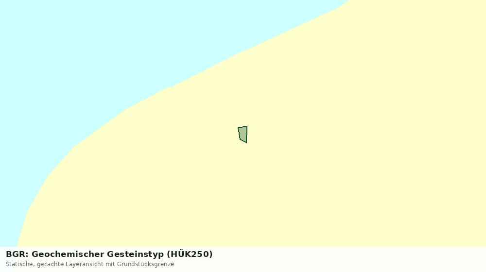Statische Kartenansicht: BGR: Geochemischer Gesteinstyp (HÜK250)