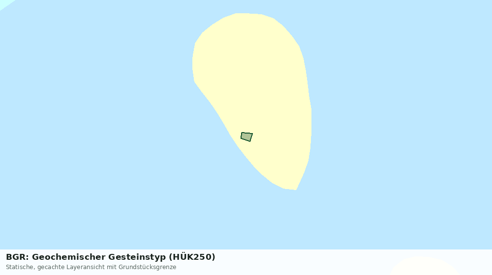 Statische Kartenansicht: BGR: Geochemischer Gesteinstyp (HÜK250)