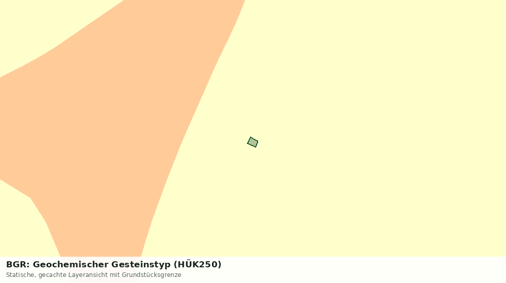 Statische Kartenansicht: BGR: Geochemischer Gesteinstyp (HÜK250)