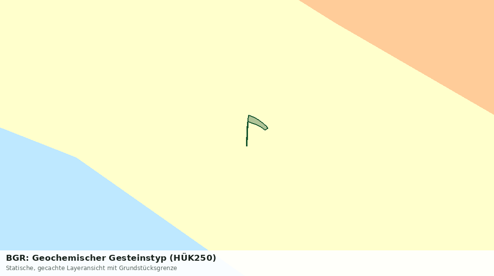 Statische Kartenansicht: BGR: Geochemischer Gesteinstyp (HÜK250)