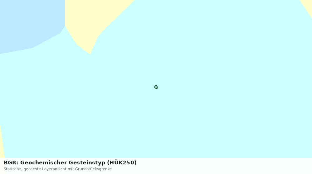 Statische Kartenansicht: BGR: Geochemischer Gesteinstyp (HÜK250)