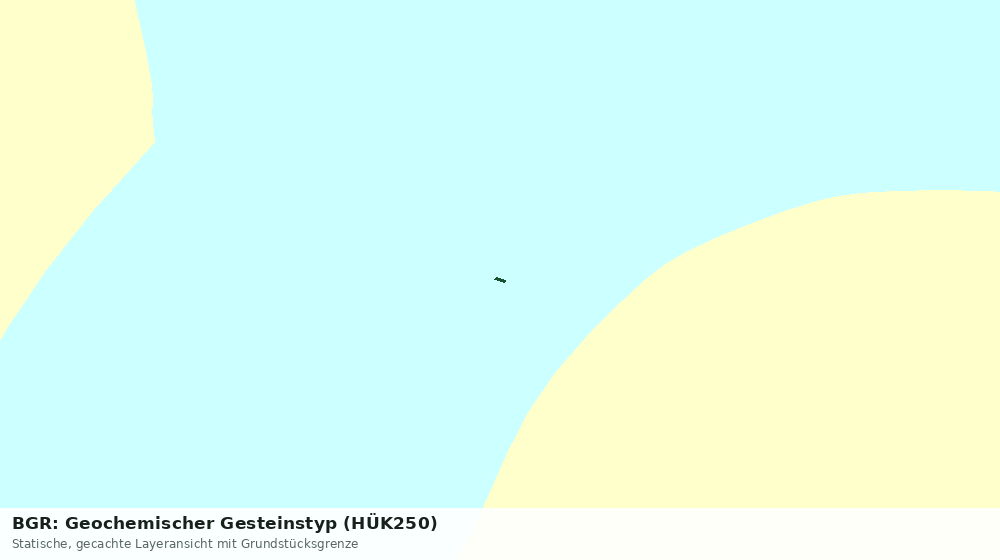 Statische Kartenansicht: BGR: Geochemischer Gesteinstyp (HÜK250)