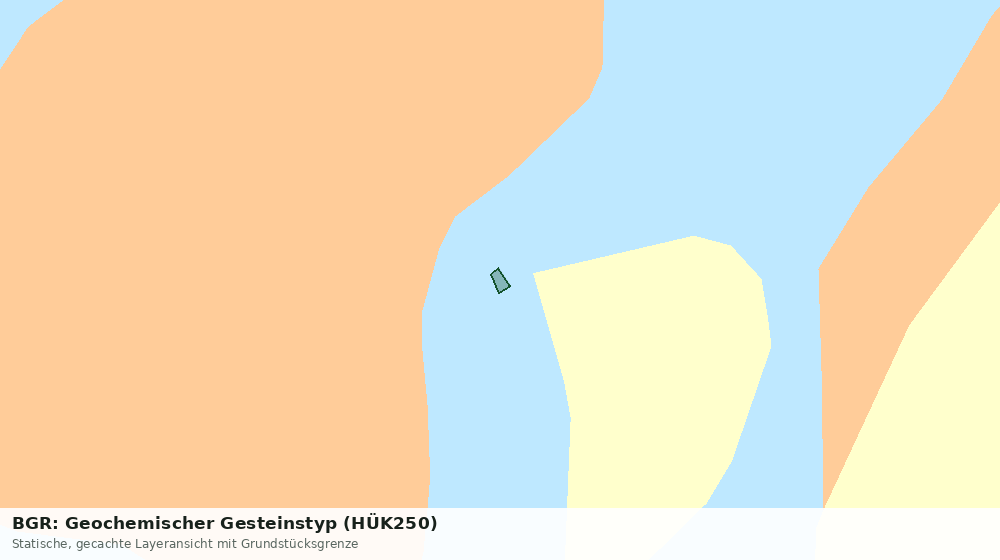 Statische Kartenansicht: BGR: Geochemischer Gesteinstyp (HÜK250)