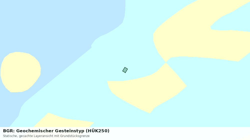 Statische Kartenansicht: BGR: Geochemischer Gesteinstyp (HÜK250)