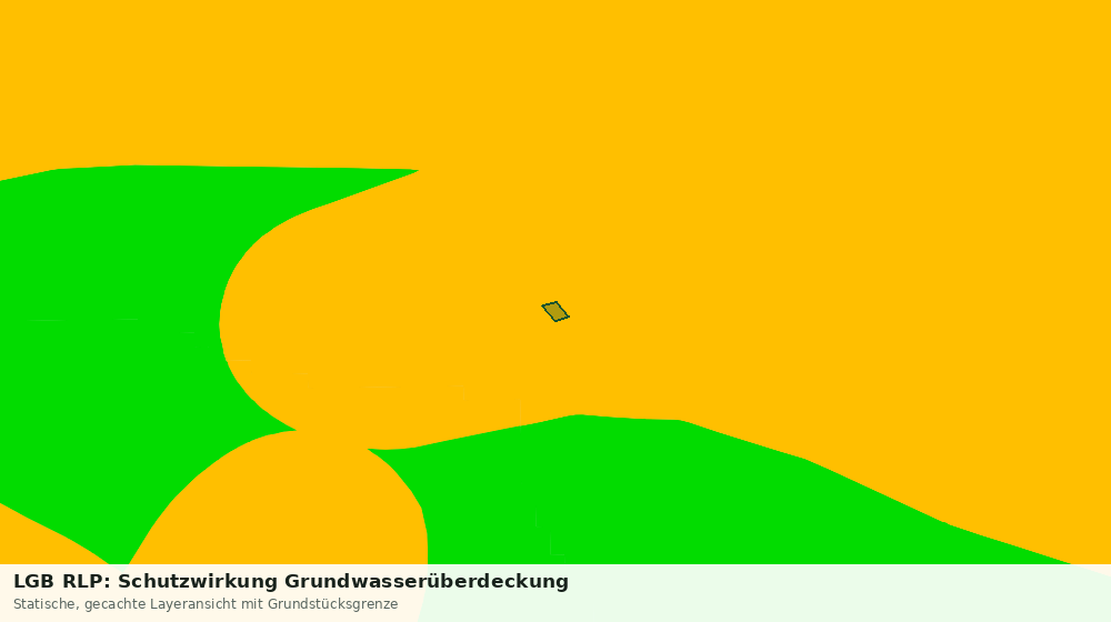 Statische Kartenansicht: LGB RLP: Schutzwirkung Grundwasserüberdeckung