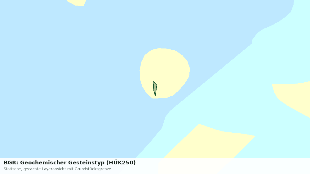 Statische Kartenansicht: BGR: Geochemischer Gesteinstyp (HÜK250)