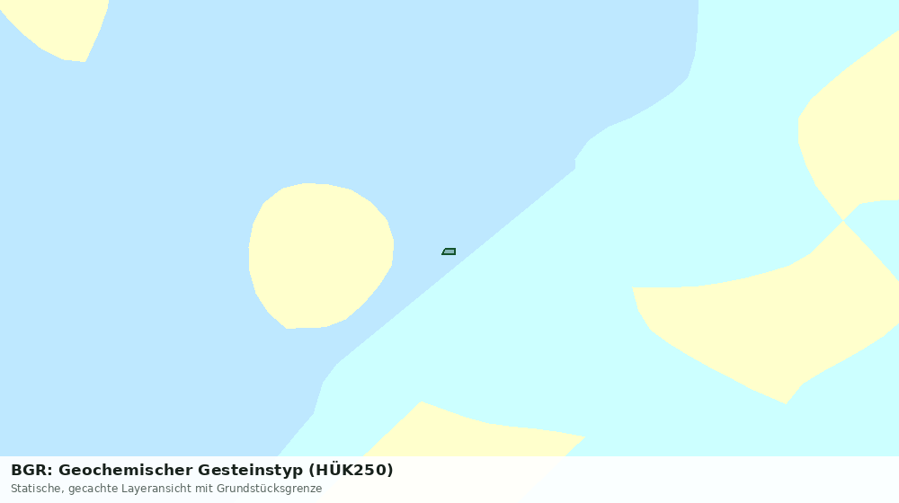 Statische Kartenansicht: BGR: Geochemischer Gesteinstyp (HÜK250)