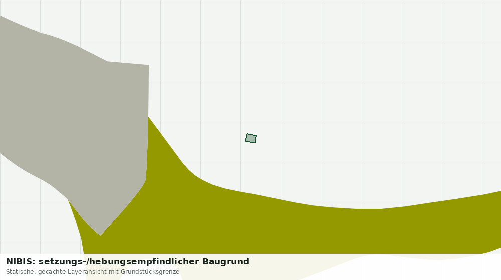 Statische Kartenansicht: NIBIS: setzungs-/hebungsempfindlicher Baugrund