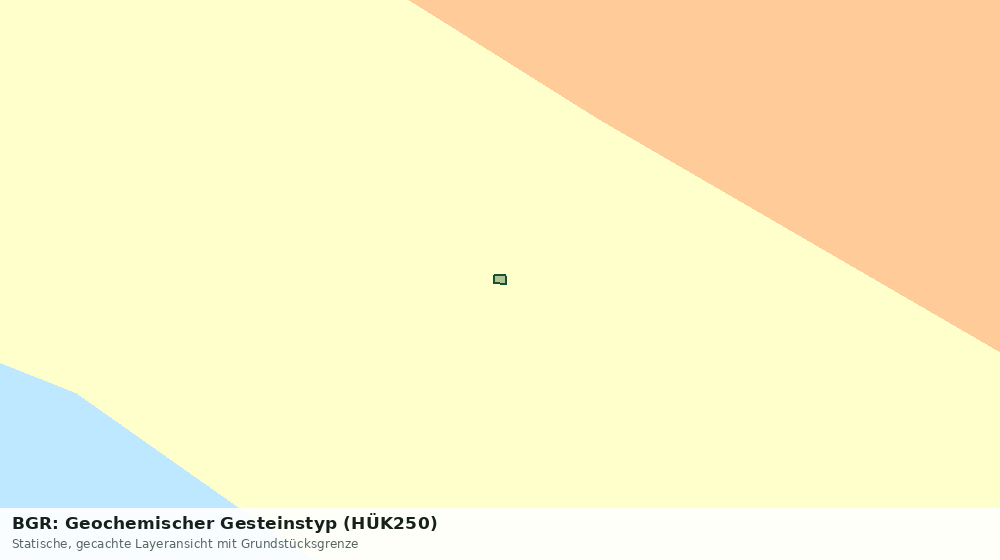 Statische Kartenansicht: BGR: Geochemischer Gesteinstyp (HÜK250)
