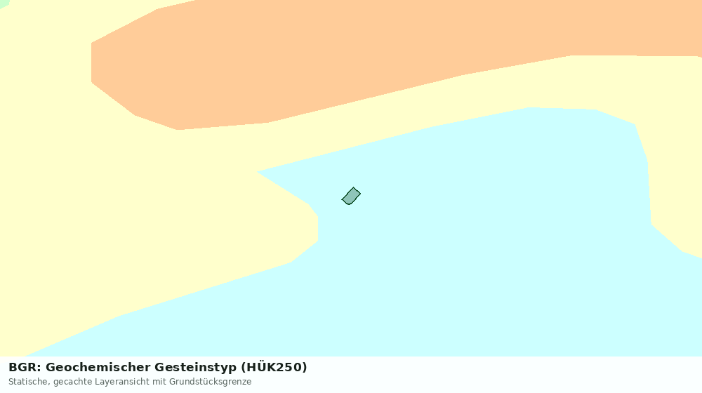 Statische Kartenansicht: BGR: Geochemischer Gesteinstyp (HÜK250)