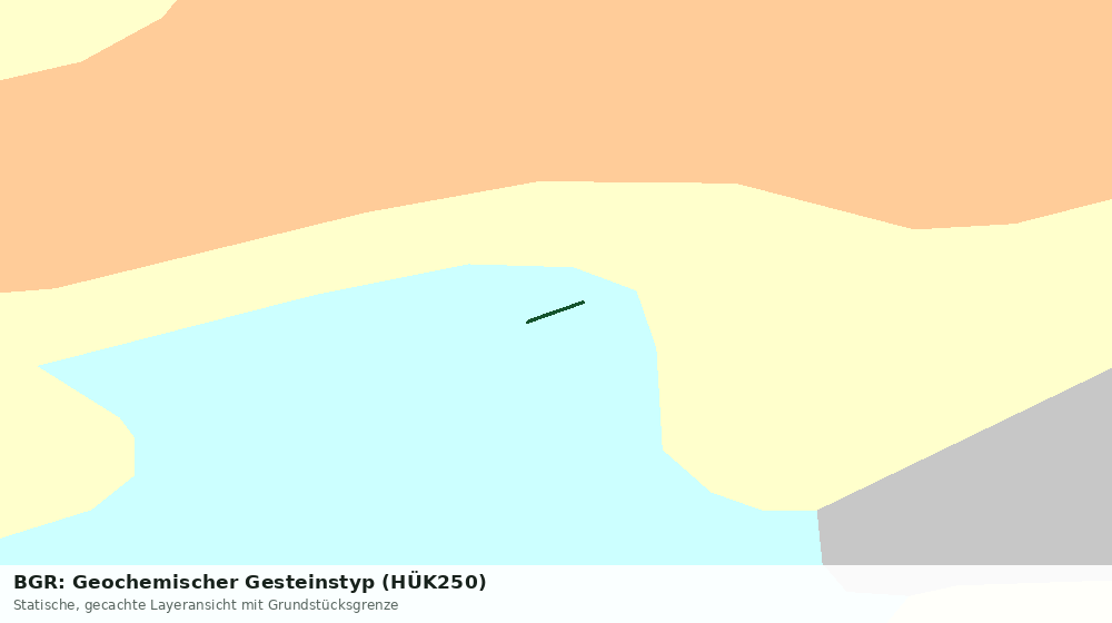 Statische Kartenansicht: BGR: Geochemischer Gesteinstyp (HÜK250)