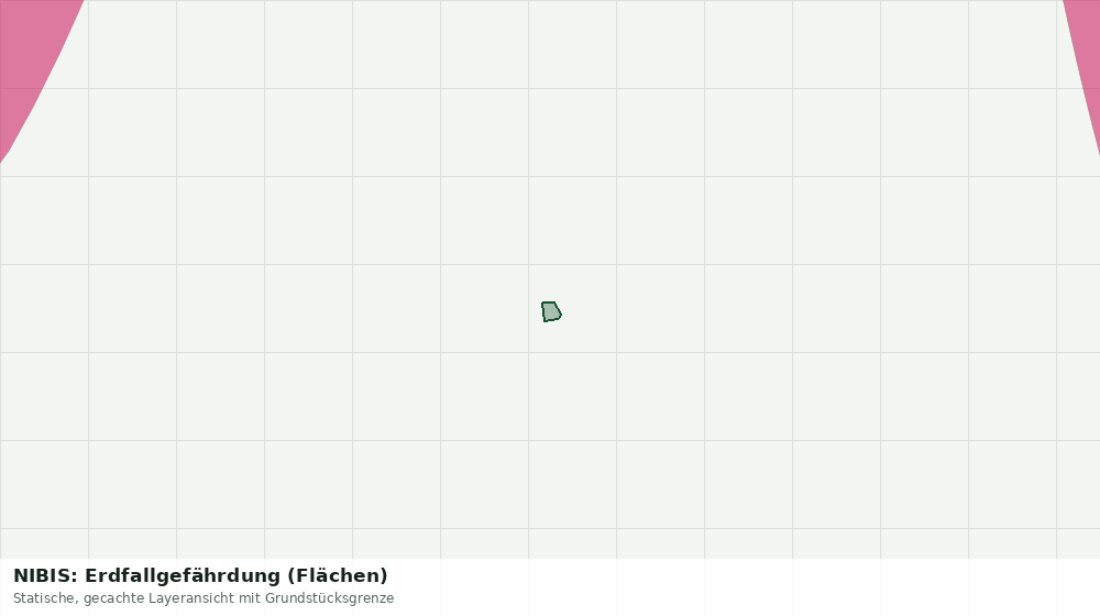 Statische Kartenansicht: NIBIS: Erdfallgefährdung (Flächen)
