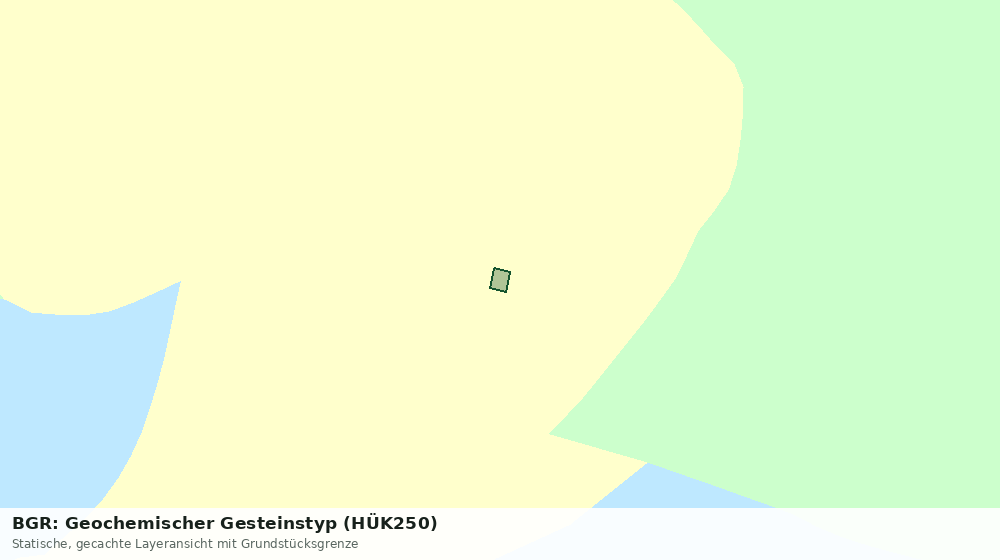 Statische Kartenansicht: BGR: Geochemischer Gesteinstyp (HÜK250)