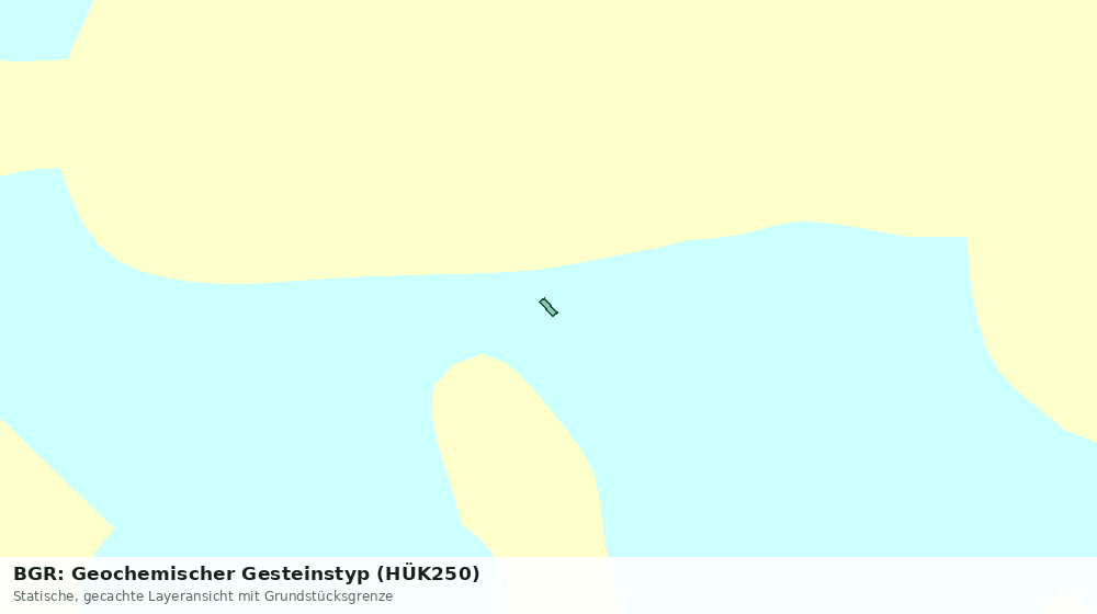 Statische Kartenansicht: BGR: Geochemischer Gesteinstyp (HÜK250)
