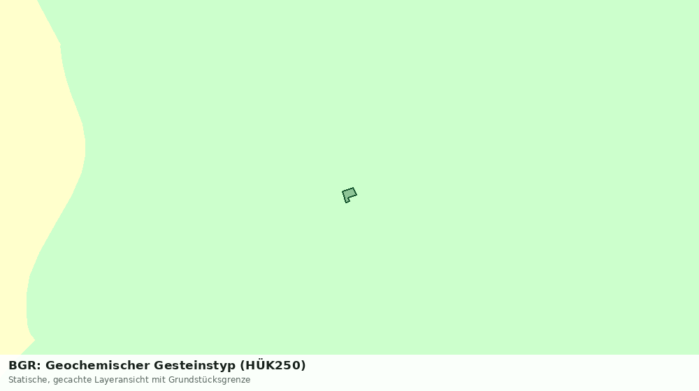 Statische Kartenansicht: BGR: Geochemischer Gesteinstyp (HÜK250)