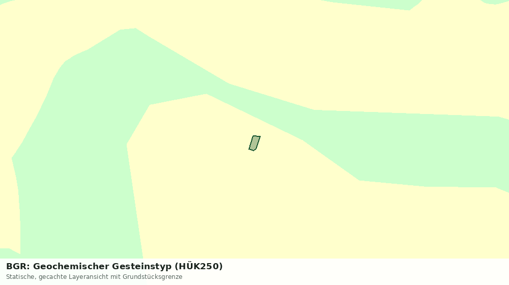 Statische Kartenansicht: BGR: Geochemischer Gesteinstyp (HÜK250)