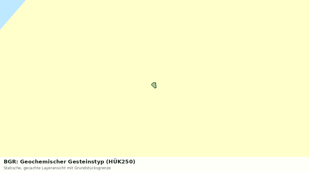 Statische Kartenansicht: BGR: Geochemischer Gesteinstyp (HÜK250)