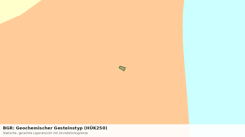 Statische Kartenansicht: BGR: Geochemischer Gesteinstyp (HÜK250)