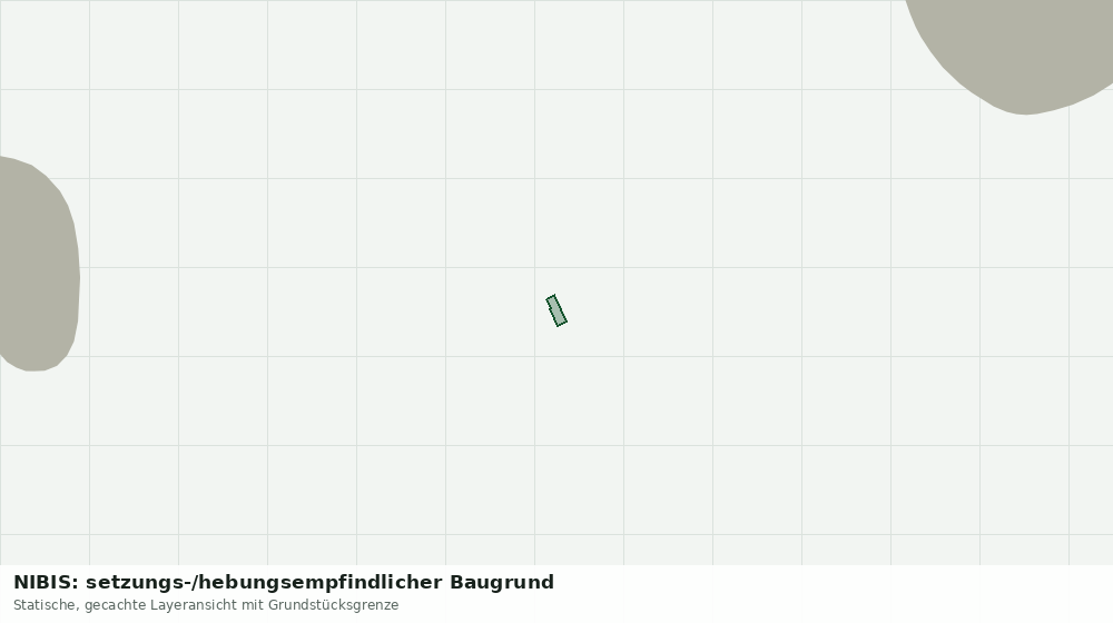 Statische Kartenansicht: NIBIS: setzungs-/hebungsempfindlicher Baugrund