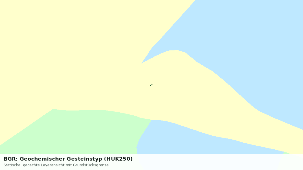 Statische Kartenansicht: BGR: Geochemischer Gesteinstyp (HÜK250)