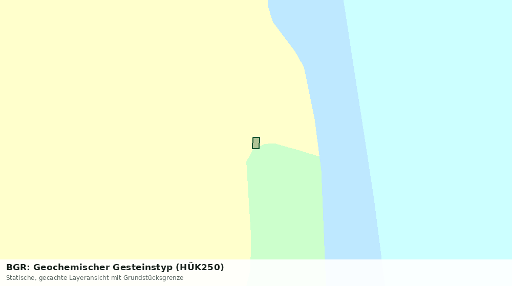 Statische Kartenansicht: BGR: Geochemischer Gesteinstyp (HÜK250)