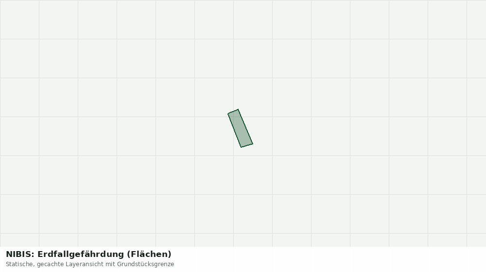 Statische Kartenansicht: NIBIS: Erdfallgefährdung (Flächen)