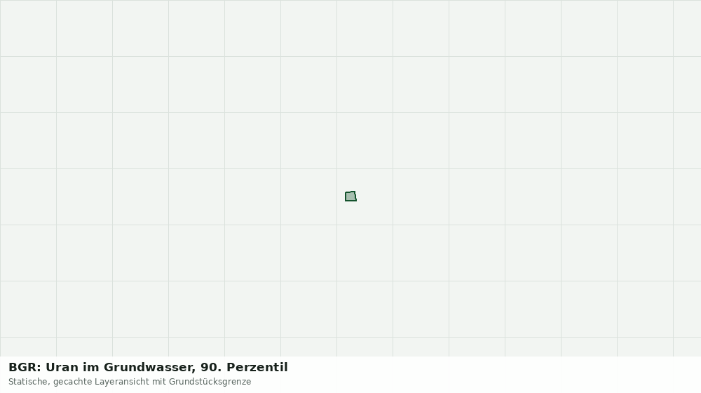 Statische Kartenansicht: BGR: Uran im Grundwasser, 90. Perzentil