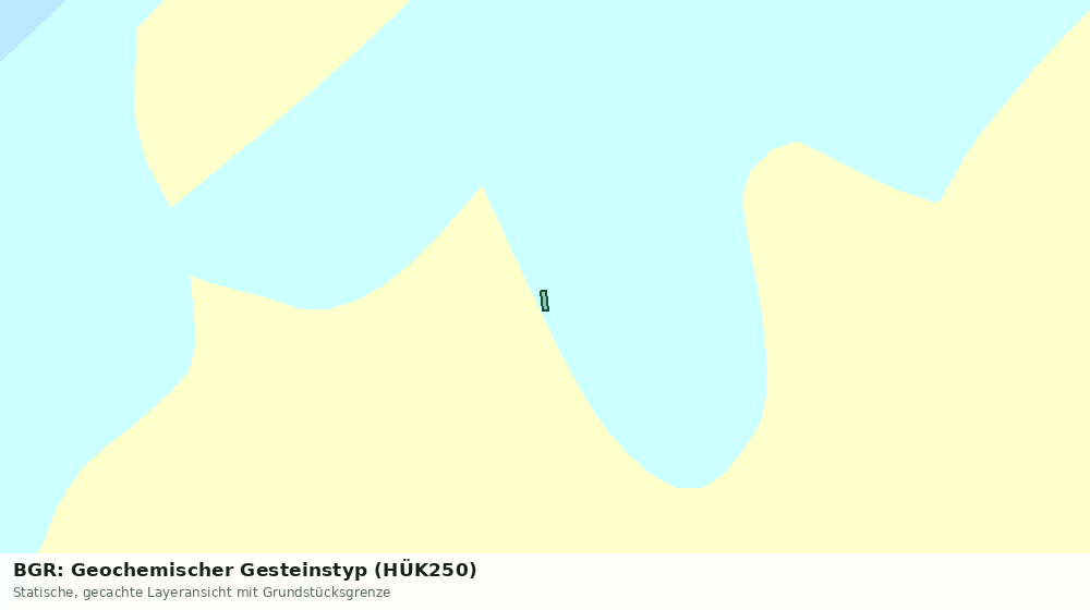 Statische Kartenansicht: BGR: Geochemischer Gesteinstyp (HÜK250)