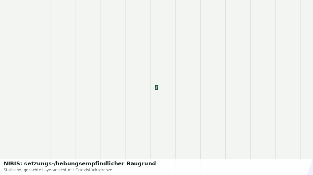 Statische Kartenansicht: NIBIS: setzungs-/hebungsempfindlicher Baugrund