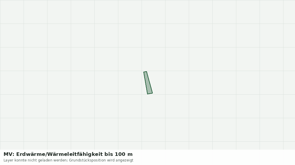 Statische Kartenansicht: MV: Erdwärme/Wärmeleitfähigkeit bis 100 m