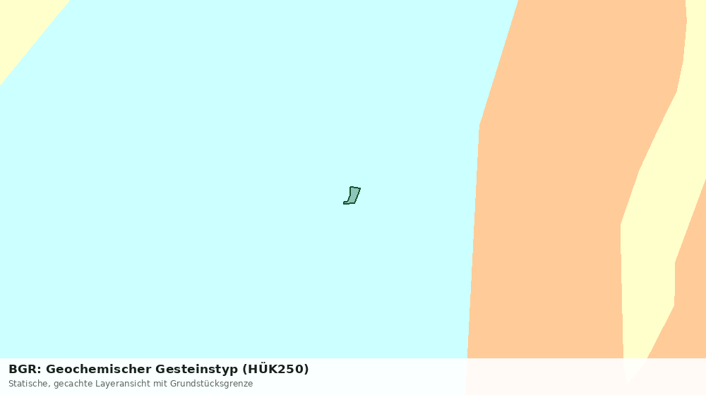 Statische Kartenansicht: BGR: Geochemischer Gesteinstyp (HÜK250)