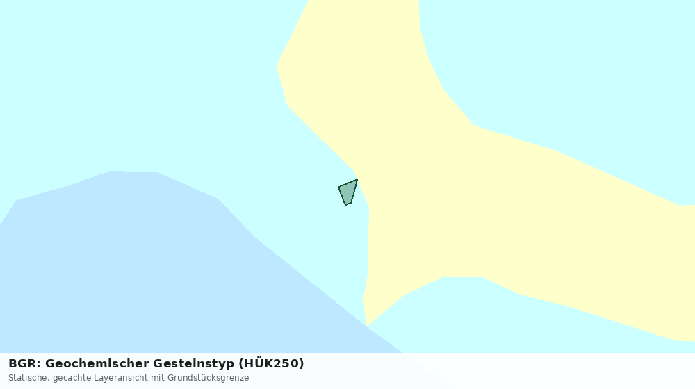Statische Kartenansicht: BGR: Geochemischer Gesteinstyp (HÜK250)