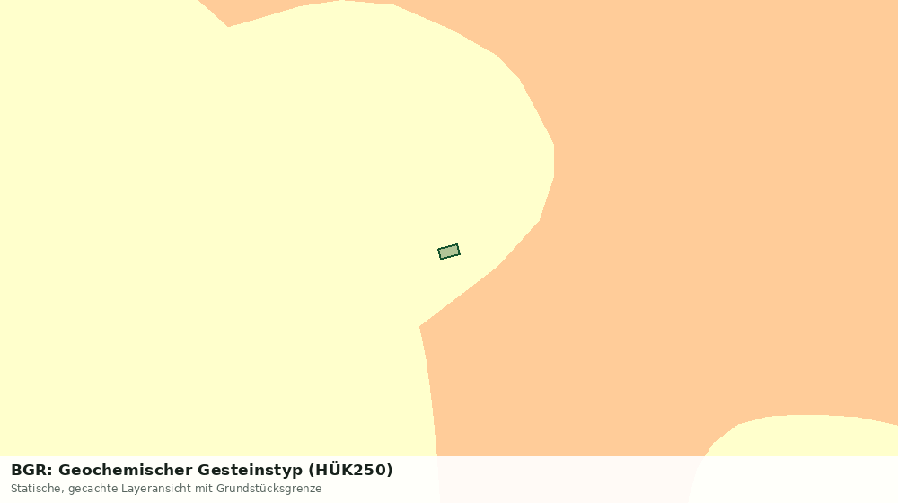 Statische Kartenansicht: BGR: Geochemischer Gesteinstyp (HÜK250)