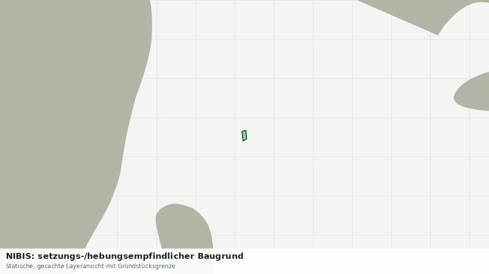 Statische Kartenansicht: NIBIS: setzungs-/hebungsempfindlicher Baugrund