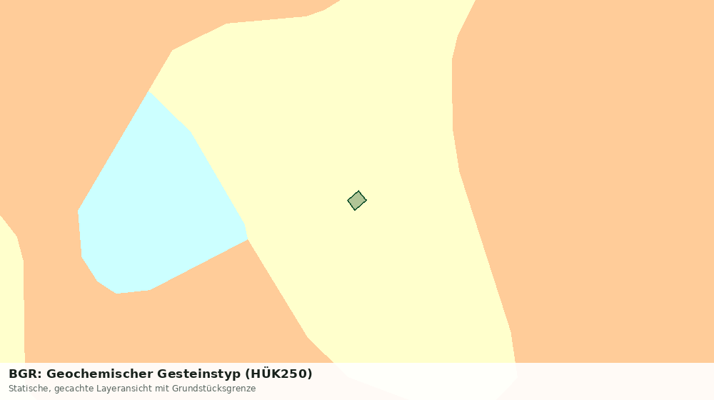 Statische Kartenansicht: BGR: Geochemischer Gesteinstyp (HÜK250)