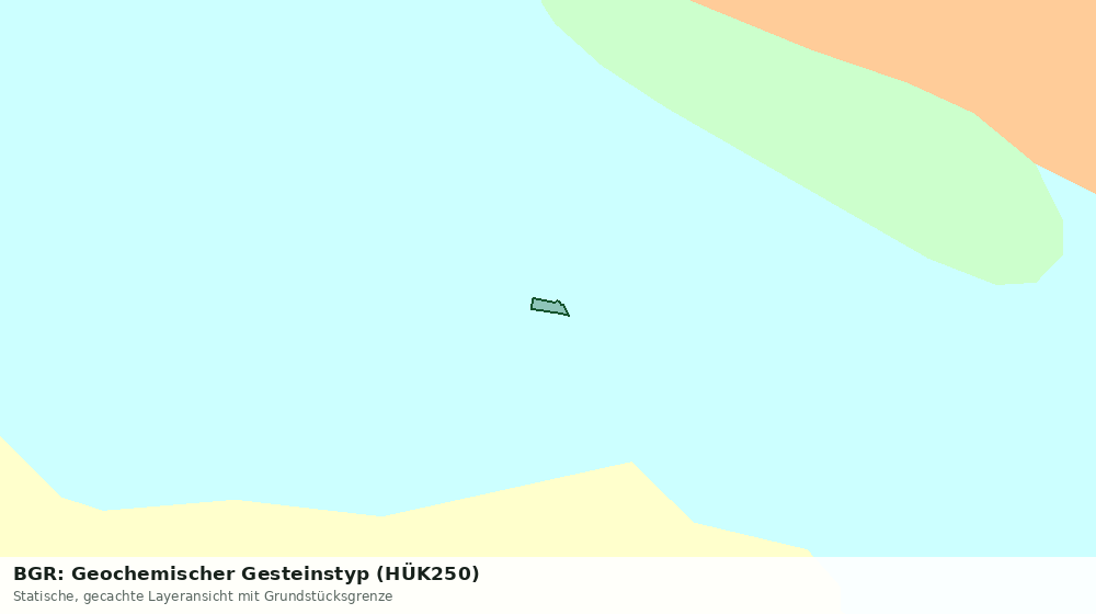 Statische Kartenansicht: BGR: Geochemischer Gesteinstyp (HÜK250)