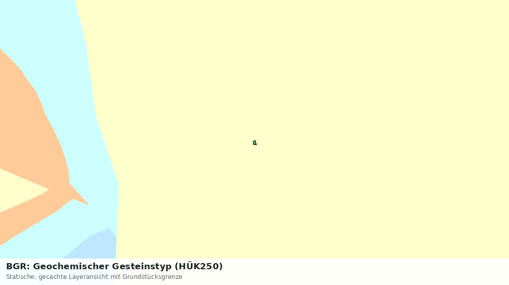 Statische Kartenansicht: BGR: Geochemischer Gesteinstyp (HÜK250)