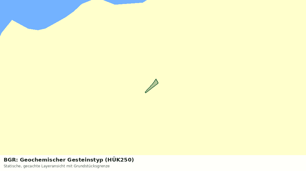 Statische Kartenansicht: BGR: Geochemischer Gesteinstyp (HÜK250)