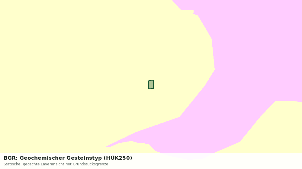 Statische Kartenansicht: BGR: Geochemischer Gesteinstyp (HÜK250)